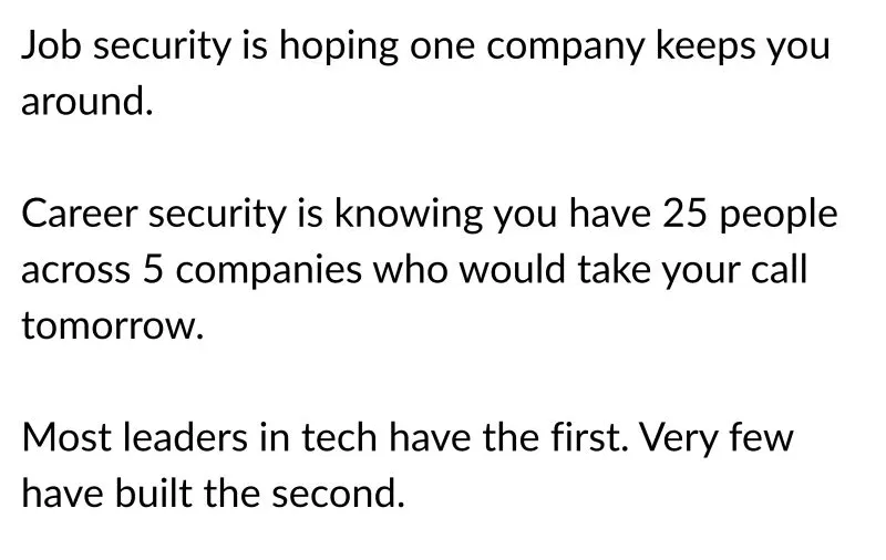 Job Security Is Dead β Build Career Security Instead